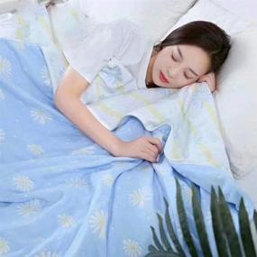 img 2 attached to SANACYNA Chrysanthemum Lightweight Breathable Coverlet