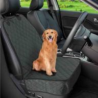 🐾 waterproof & nonslip dog car seat cover - durable front seat cover for dogs, thick 600d duty pets car seat cover for cars logo