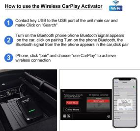 img 1 attached to 🚗 Carlinkit 3.0 Wireless CarPlay Adapter for Audi/Porsche/Volvo/Volkswagen - Easy Wired to Wireless Conversion, Apple CarPlay Compatible, Wireless 5.0~5.8Ghz, CPC200-U2W-Plus