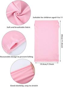 img 2 attached to 👶 Kids Summer Neck Gaiters - Dust & Sun Protection Face Covers - Ice Silk Material - Non-Slip Balaclava Face Scarf - Pack of 9