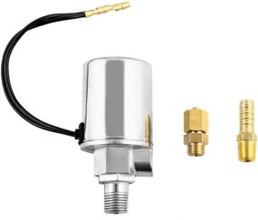 img 3 attached to 🔌 1/4" NPT Electric Solenoid Valve for Truck Air Horn with 1/4" OD Hose - QWORK