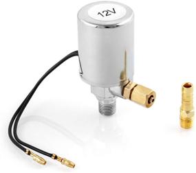 img 4 attached to 🔌 1/4" NPT Electric Solenoid Valve for Truck Air Horn with 1/4" OD Hose - QWORK