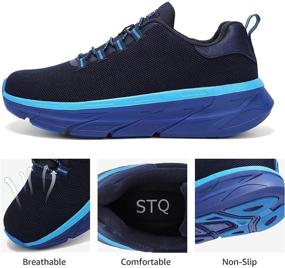 img 2 attached to STQ Walking Breathable Sneakers Comfortable Women's Shoes for Athletic