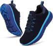stq walking breathable sneakers comfortable women's shoes for athletic logo