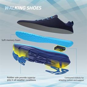 img 1 attached to STQ Walking Breathable Sneakers Comfortable Women's Shoes for Athletic