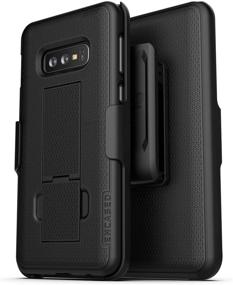 img 3 attached to 📱 Encased Galaxy S10e Belt Clip Case (2019 DuraClip): Secure and Sleek Grip Cover for Samsung Galaxy S10 E (Black)