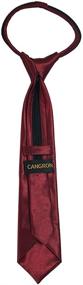 img 3 attached to 🎁 CANGRON Pre Tied Neckties Giftbox LZC13SL: Stylish Boys' Accessories Perfect for Any Occasion