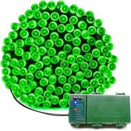 battery operated string lights 72 ft 200 led christmas decorative fairy lights for garden patio lawn curtain xmas tree party holiday wedding (green) logo