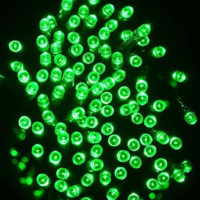 img 3 attached to Battery Operated String Lights 72 Ft 200 LED Christmas Decorative Fairy Lights For Garden Patio Lawn Curtain Xmas Tree Party Holiday Wedding (Green)