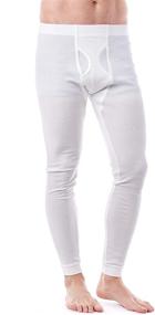 img 4 attached to 🔥 Stay Cozy and Warm with Alpine Swiss Men's Waffle Knit Long Johns Base Layer Pant