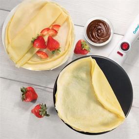 img 3 attached to 🥞 CucinaPro Cordless Crepe Maker (1447) - Includes FREE Recipe Guide, Non-Stick Dipping Plate with Electric Base and Spatula