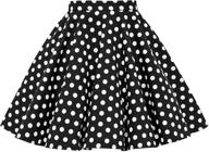 blackbutterfly kids vintage 50's full circle girls swing skirt: timeless charm for your little ones logo