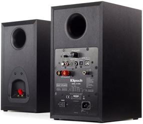 img 1 attached to Мощные Klipsch R-15PM черные мониторные колонки - пара