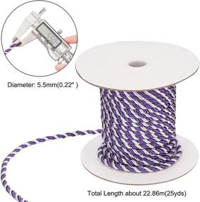 img 3 attached to 🪢 PH PandaHall 75ft Twisted Cord Trim: Versatile Nylon Rope for Home Decor, Curtain Tiebacks, Upholstery, Honor Cords