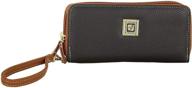 stylish stone mountain cornwall leathe checkbook handbags & wallets for women logo