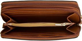 img 1 attached to Stylish Stone Mountain Cornwall Leathe Checkbook Handbags & Wallets for Women