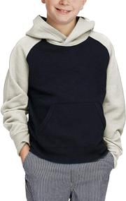 img 4 attached to Makkrom Tie Dye Hoodies Sweatshirts Pockets Boys' Clothing