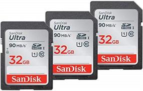 img 3 attached to SanDisk 32GB (3-Pack) Ultra SDHC UHS-I Memory Cards - SDSDUNR-032G-GN6IM