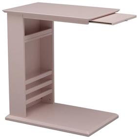 img 1 attached to 🌸 Delta Children Nolan End Table/Side Table for Nursery - Stylish Lotus Pink Addition for Baby's Room