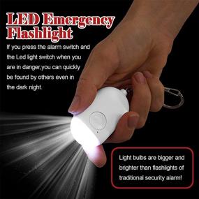 img 1 attached to Security Personal Keychain Rechargeable Emergency