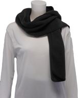 kenyon polartec fleece scarf black men's accessories for scarves logo