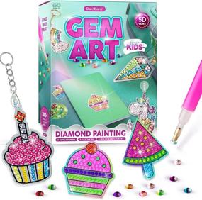 img 4 attached to 💎 Sparkling Gem Diamond Painting Kit for Kids: Creating Brilliant Masterpieces!