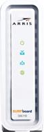 arris surfboard sb6190 docsis 3.0 cable modem: cox, spectrum, xfinity & more - white logo