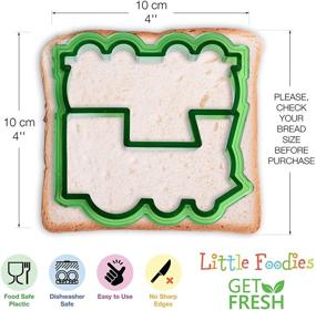 img 2 attached to 🥪 Fun and Practical: Sandwich Cutters for Kids Set with 20 Pieces - 5 Kid-Friendly Sandwich Cutter Shapes, 5 Vegetable Cutter Shapes, and 10 Bento Deco Accessories