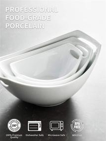 img 2 attached to 🍽️ Premium Porcelain Serving Handles for a Stylish Ceramic Kitchen