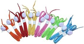 img 2 attached to Jofan LED Shoelaces: Light Up Your Shoes with 6 Pairs in 3 Modes and 6 Colors for Any Occasion
