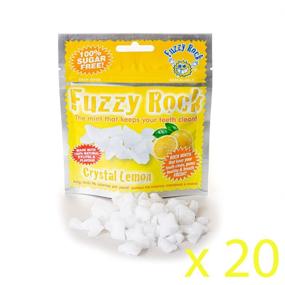 img 2 attached to 🍋 Восстановите свое полость рта с помощью пушистого лимонного кристалла Fuzzy Rock: 20 упаковок. Веганские, свежее дыхание и здоровые десны.