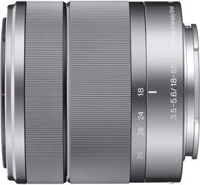 img 2 attached to 📷 Sony Alpha SEL1855 Объектив E-mount 18-55 мм F3.5-5.6 OSS (серебряный): Универсальный вариант для потрясающей фотографии