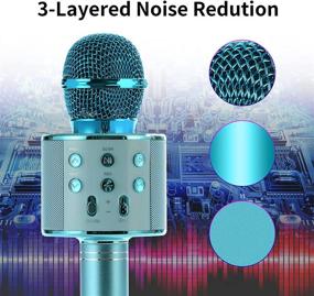 img 1 attached to YONHAN Microphone Portable Bluetooth Birthday Kids' Electronics