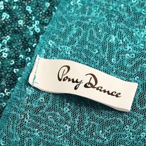 img 1 attached to Add Glamour to Your Table with PONY DANCE Glitzy Table Runner