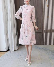 img 2 attached to Vintage Womens Elegant Casual Comfortabel Women's Clothing for Dresses