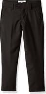 👖 boys' wool blend slim pant by isaac mizrahi logo