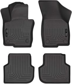 img 4 attached to 🏎️ High-Performance Husky Liners Weatherbeater Floor Mats for Volkswagen Jetta SEL Sedan (2011-2018)