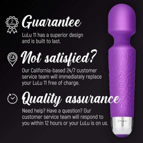 img 2 attached to Lulu 11 - Women's Personal Massager - Mini Massage - 20 Magic Vibrating Modes & 5 Speeds - Water-Resistant, Quiet, Rechargeable - Gentle Vibration - Small Body Massager - Purple