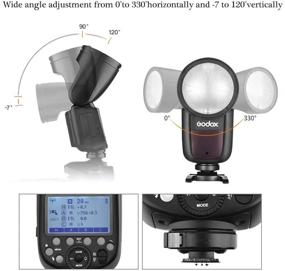 img 3 attached to 📸 Review: GODOX V1-C Flash - High-Speed Sync, Rechargeable Battery, LED Modeling Lamp
