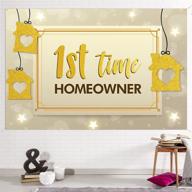 homeowner backdrop banner decor glitter logo