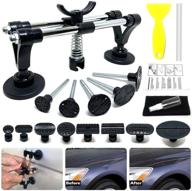 🔧 yeuxcorp car body paintless dent repair tool set: effortless auto dent removal with double pole bridge dent puller, puller tabs for minor dents, door dings, and hail damage logo