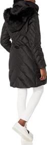 img 2 attached to 🧥 Larry Levine Women's Mid-Length Down Coat with Hood: Stylish Warmth for Every Season