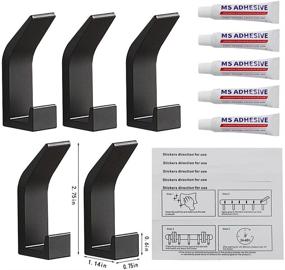 img 3 attached to 🚿 Waterproof Industrial Bathroom Hardware with Reusable Adhesive Capacity