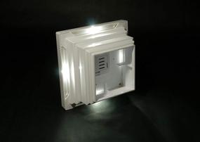 img 3 attached to 🌞 Classy Caps SL078W Regal PVC Solar Post Cap in White - 4" x 4" for Elegant Illumination