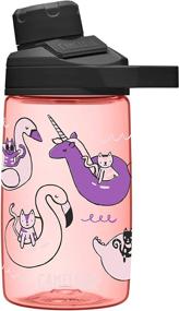 img 4 attached to 🐱 BPA-Free Chute Mag Water Bottle, 14 oz, Floatie Cats: Stay Hydrated in Style!