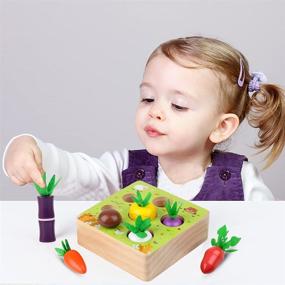 img 3 attached to Toddlers Montessori Vegetables Harvest Educational