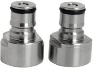 🍺 stainless steel ball lock coupler adapters by kegco logo