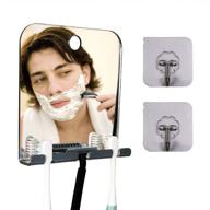 fogless shaving adhesive lightweight frameless logo