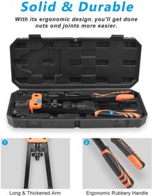 img 3 attached to 🔧 STARTO 14" Rivet Nut Tool: Complete Kit with Interchangeable Mandrels and Carry Case - 21 Piece Set for Efficient Rivet Installations