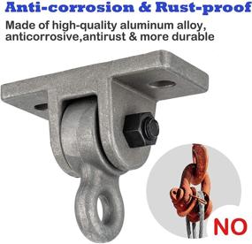 img 3 attached to PACEARTH Capacity Antirust Suspension Playground